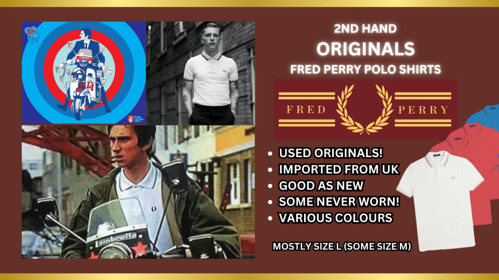 USED FRED PERRY POLO SHIRTS FOR SALE