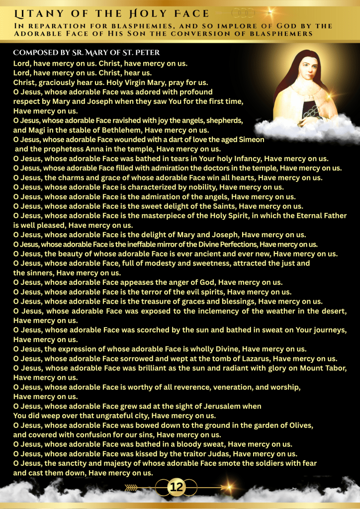 Litany of the Holy Face